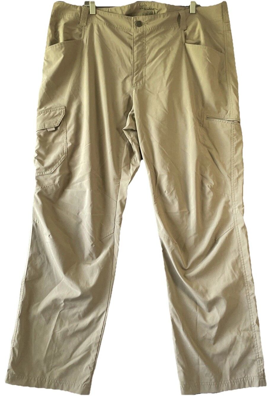 Columbia Omni Shade Beige Hiking Fishing Pants 42x30 Outdoor Cargo